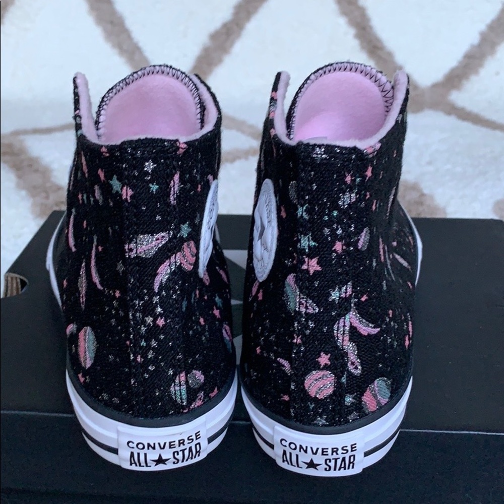 CONVERSE CTAS HI black/white/pure silver WMNS - Picture 9 of 16